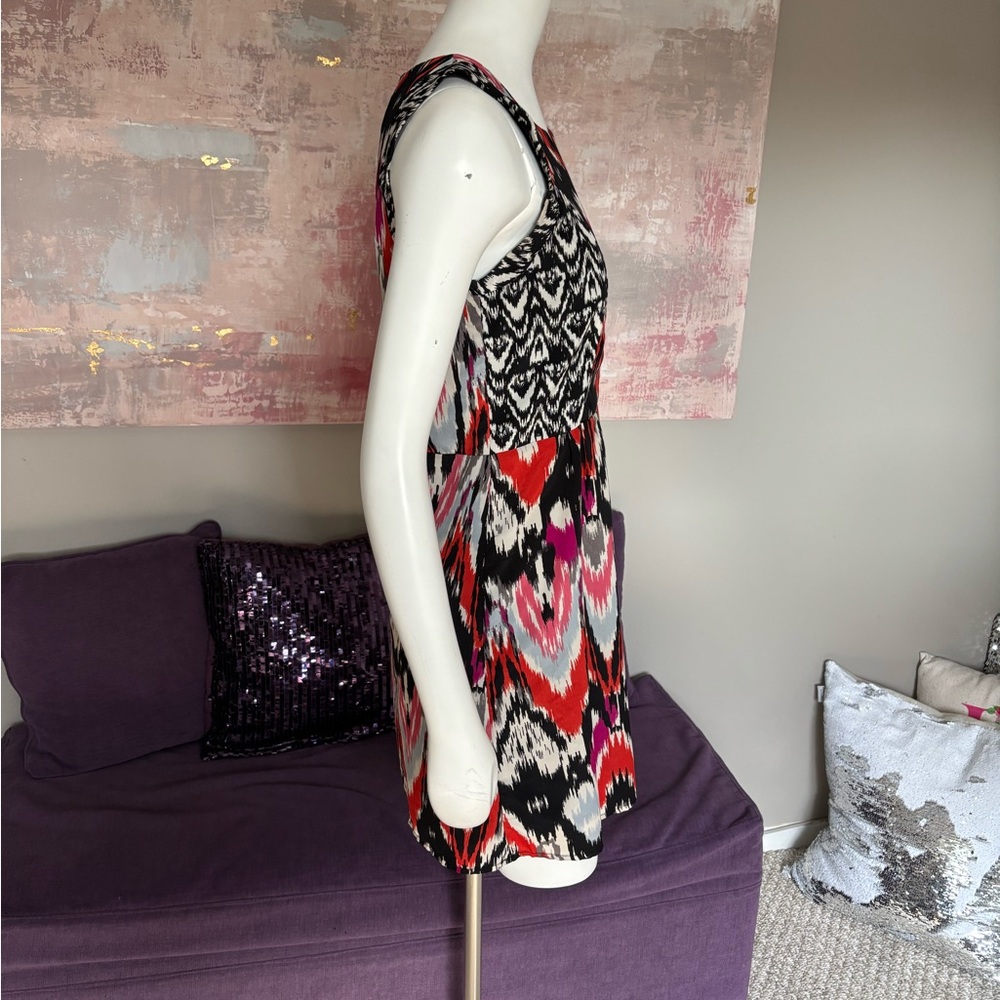 Vero Moda Red, Black, Pink, White Sheath Mini Dress Sleeveless Crew Neck Size 34 - Picture 9 of 13